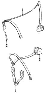 72111941396 - Electrical: Retractor Side for BMW: 318i, 318is, 325, 325e, 325es, 325i, 325is, 325iX, M3 Image