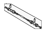 49500CW010 - Suspension: Axle Assembly for Kia Image