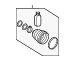 495R4CW150 - Suspension: Outer Boot for Kia Image
