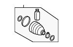 495L5CW000 - Suspension: Inner Boot for Kia Image