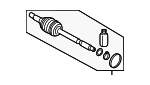 495R1P1160 - Suspension: Outer Joint for Kia Image