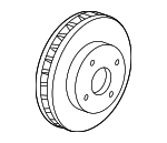 177905 - Brakes: ACDelcoâ„¢ Disc Brake Rotor for Cadillac: CTS, Seville, STS Image