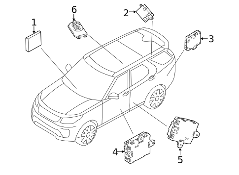 Electrical Components for 2022 Land Rover Range Rover Velar #2