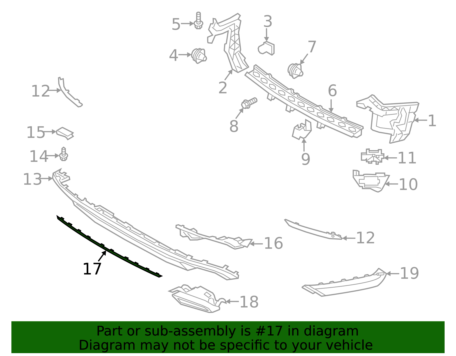 2023-2025 Volvo Trim Molding 32293965 | TascaParts.com
