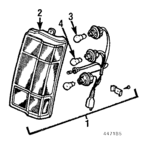 33550SB6672 - Electrical: Lamp Assembly for Honda: Civic Image