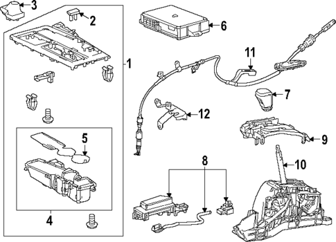 Center Console for 2025 Toyota Camry #1
