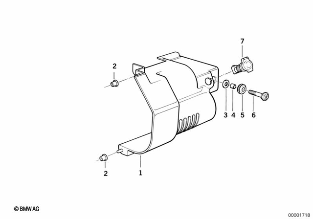 11141341249 - Engine Electrical System: Rubber Grommet -  for BMW-Motorrad Image