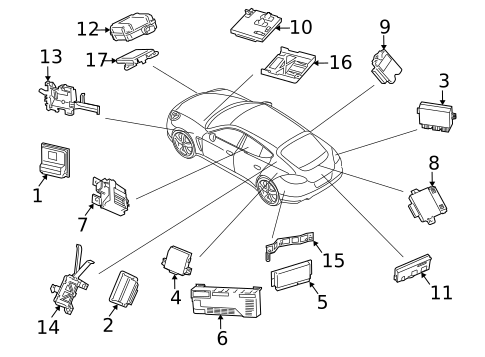 Parking Brake for 2016 Porsche Panamera #2