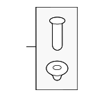 861552H100 - Engine: Intake Duct Retainer for Genesis: Electrified G80, Electrified GV70, G70, G80, G90, GV60, GV70, GV80, GV80 Coupe | Hyundai: Accent, Azera, Elantra, Elantra Coupe, Elantra GT, Equus, Genesis, Genesis Coupe, Ioniq, Ioniq 5, Kona, Kona Electric, Kona N, Tucson, Veloster, Veloster N, Venue, Veracruz Image