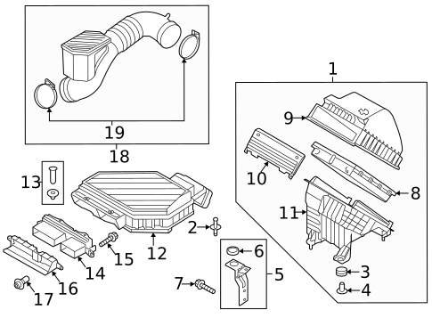 Air Intake for 2017 Hyundai Tucson #0