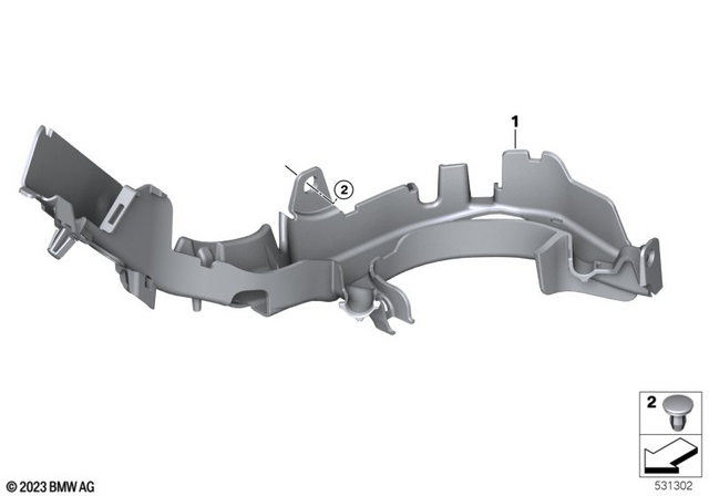 61119830116 - General Electrical System: Conduit -  for BMW-Motorrad Image