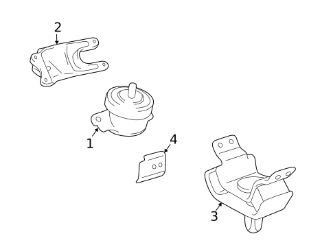 Engine & Trans Mounting for 2006 Lexus GX470 #0