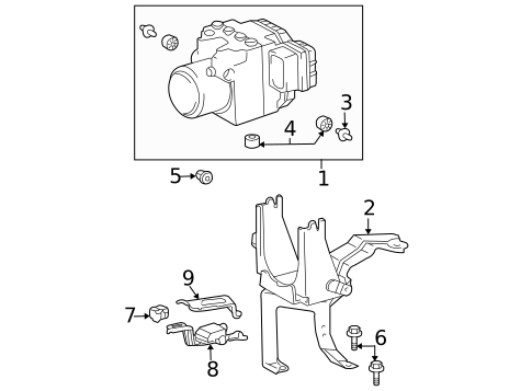 Anti-Lock Brakes for 2007 Lexus RX350 #0