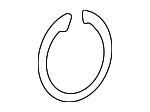 9052079002 - Brakes: Bearing Snap Ring for Toyota: Highlander, Sienna Image