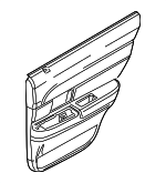 6W3Z5427407BC - Body: Door Trim Panel for Ford Image