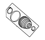 2433500701 - Universals &amp; Rear Axle: Inner Cv Joint Boot for Mercedes-Benz Image