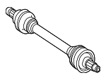 2433502901 - Universals &amp; Rear Axle: Axle Assembly for Mercedes-Benz Image