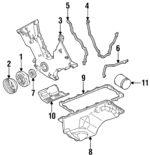 F6ZZ6675CF - : Oil Pan for Ford Image