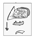 8791060P50 - Body: Mirror for Lexus: GX460 Image