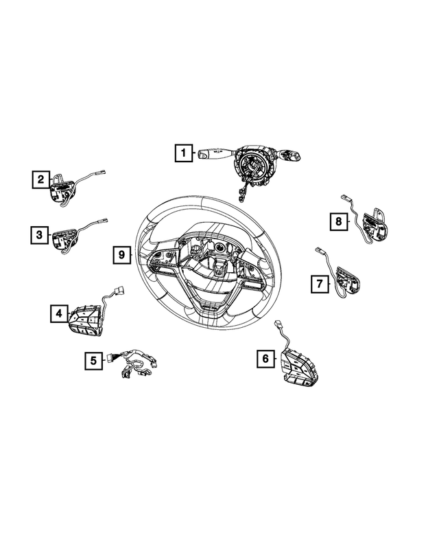 68378975AA - Electrical: Speed Control Switch for Mopar Image