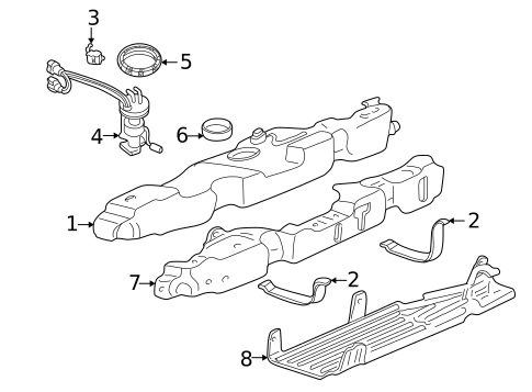 Hardware, Fasteners & Fittings for 2003 Lincoln Aviator #0