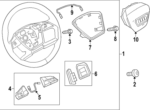 Steering Wheel & Trim for 2024 Audi Q8 e-tron #0
