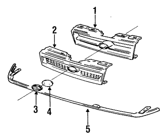 8635124600 - : Grille for Hyundai Image