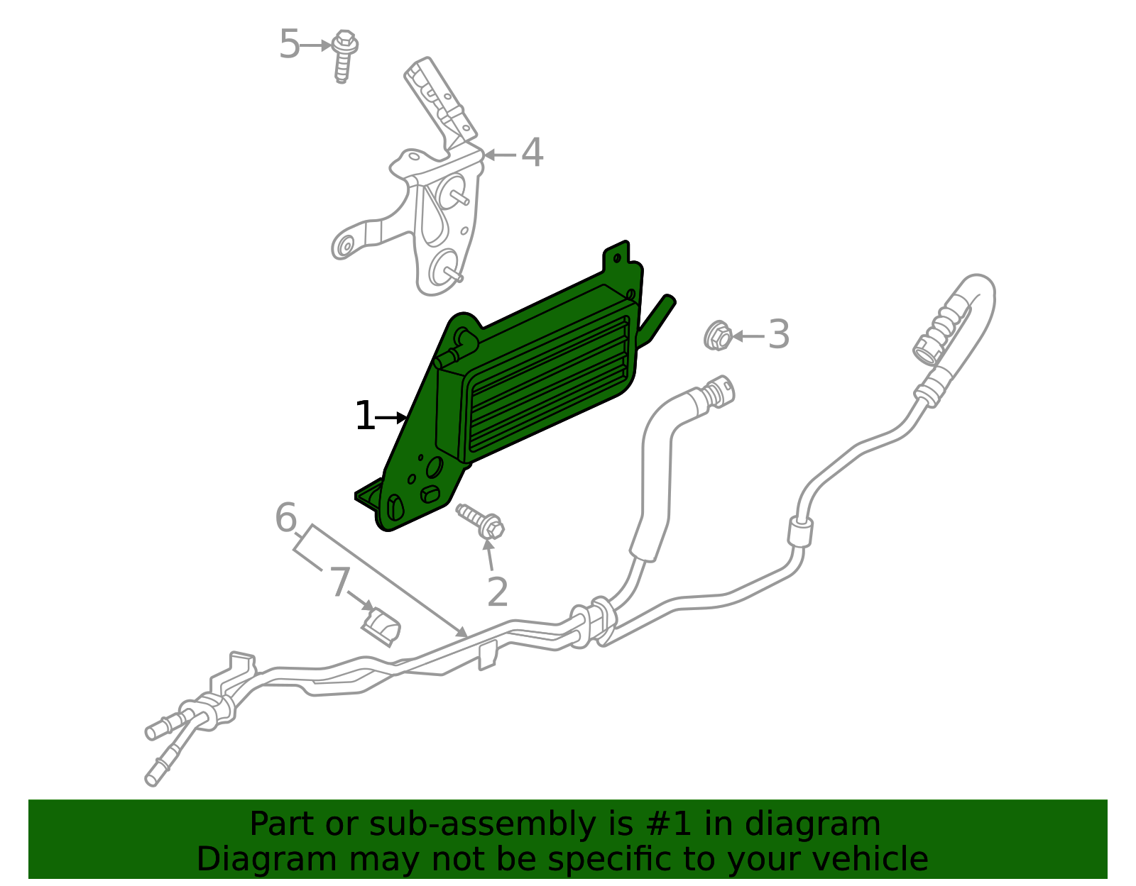 2021-2025 Ford Trans Cooler ml3z7869c | TascaParts.com