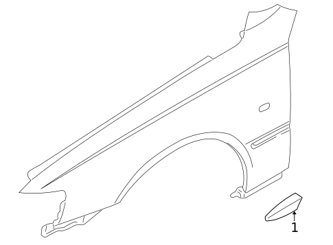 Exterior Trim - Fender for 2002 INFINITI Q45 #0