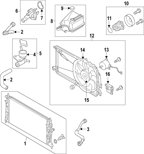 Water Pump for 2010 Mazda 5 #1