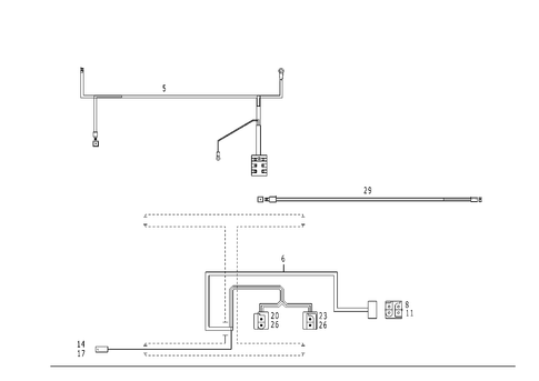 Cable Harness Belt Warning for 1993 Mercedes-Benz 400SEL #0