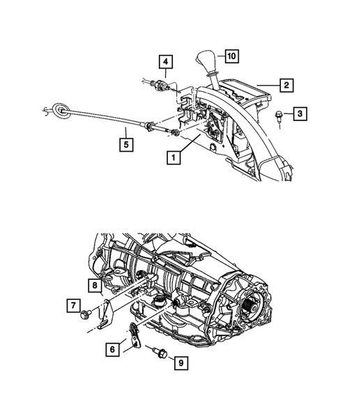 Gearshift Controls for 2006 Jeep Grand Cherokee #0