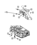 52124140AD - Automatic Transmission Multi-Speed: Shifter Housing And Lever for Jeep: Grand Cherokee Image