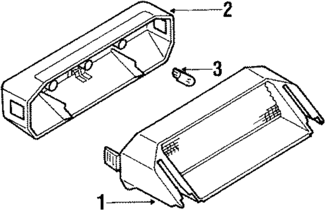 811945122 - Electrical: Lens &amp; Housing for Audi Image