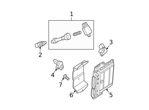 Ignition System for 2010 Nissan TITAN #0