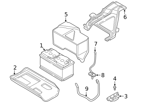 Battery & Related Components for 2007 Volvo XC70 #0