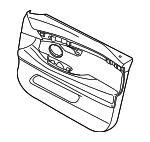 51417260617 - Body: Door Trim Panel for BMW Image