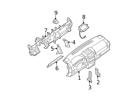 Instrument Panel for 2011 Nissan Frontier #0