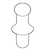 LR175161 - Engine: Upper Shield Stud for Land-Rover Image