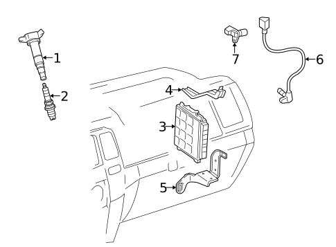 Control Modules for 2010 Toyota 4Runner #0