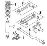 52001120 - Suspension: Spring for Jeep: Cherokee, Comanche, Wrangler Image