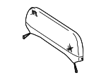 67812229 - : Air Deflector for Mercedes-Benz: SLK 280, SLK 300, SLK 350, SLK 55 AMG&amp;reg; Image