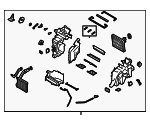 97205S2CB0 - HVAC: AC &amp; Heater Assembly for Hyundai: Santa Fe Image