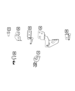 68532301AA - Electrical: Oxygen Sensor Bracket for Ram: 1500, ProMaster 1500, ProMaster 2500, ProMaster 3500 Image