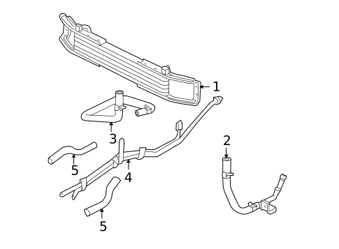 Trans Oil Cooler for 2005 Kia Sorento #0