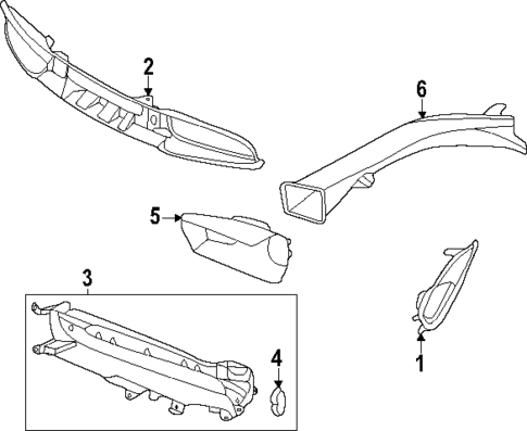 Grille & Components for 2023 Porsche Taycan #0