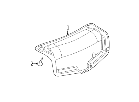 Interior Trim - Trunk for 2012 Cadillac CTS #0