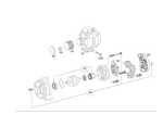 14154090264 - Electrical Equipment and Instruments: Alternator for Mercedes-Benz: CL550, CLS550, E550, GL450, GL550, GLS550, ML550, S500, S550, SL550, SLK55 AMG Image
