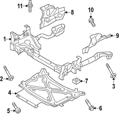 Engine Mounting for 2024 Porsche Cayenne #0