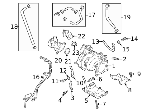 Turbocharger & Components for 2018 Subaru Forester #0